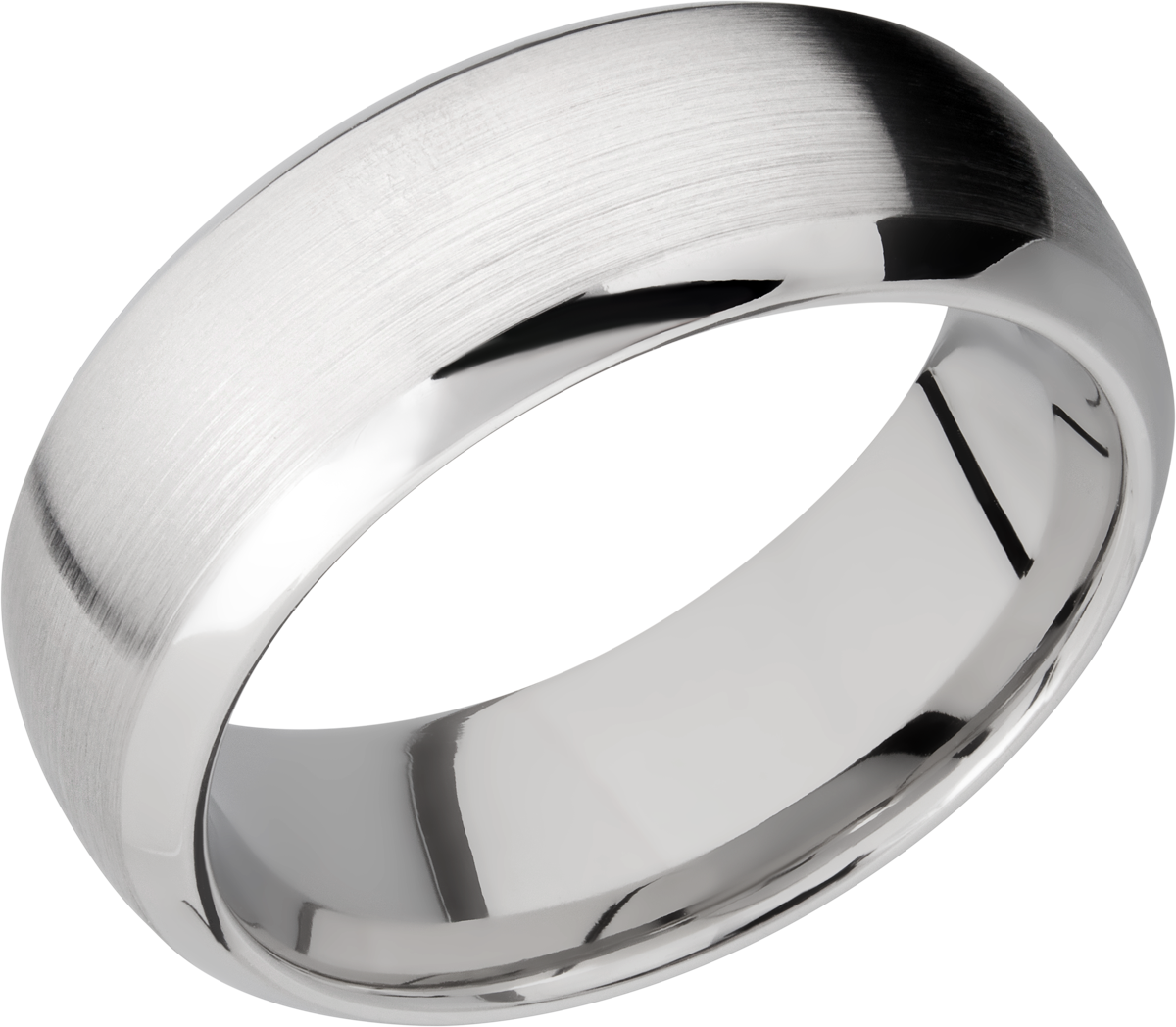 lashbrook cobalt chrome 8mm domed band