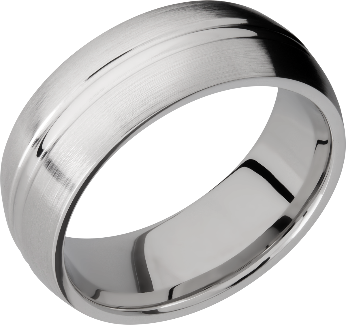 lashbrook cobalt chrome 8mm domed band