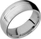 lashbrook cobalt chrome 8mm domed band