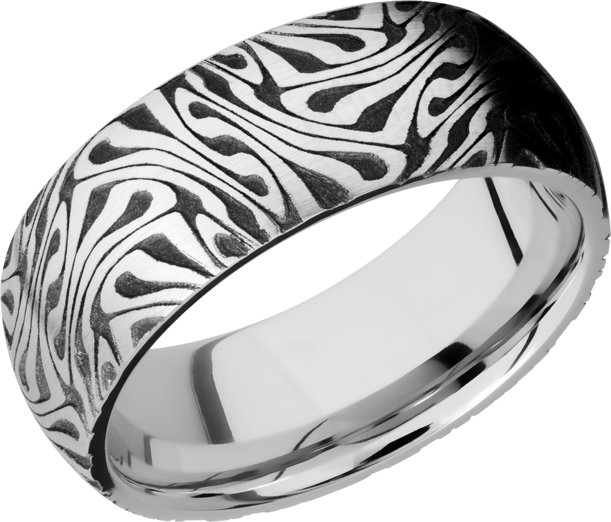 lashbrook cobalt chrome 8mm domed band