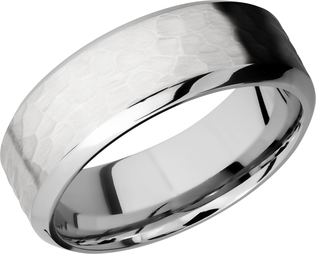 lashbrook cobalt chrome 8mm beveled band