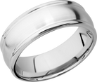 lashbrook cobalt chrome 8mm domed band