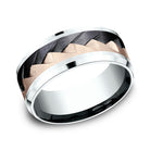 ammara stone comfort-fit design wedding band