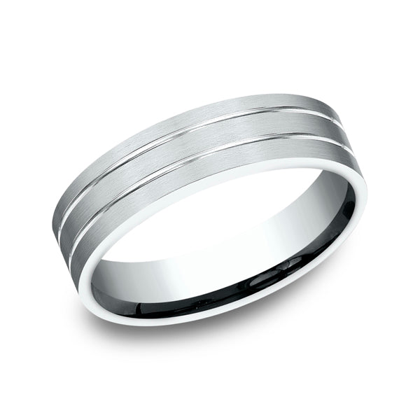 Comfort-Fit Design Wedding Ring – Diamond Vault of Troy
