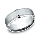 comfort-fit design wedding band