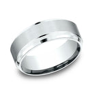 comfort-fit design wedding band