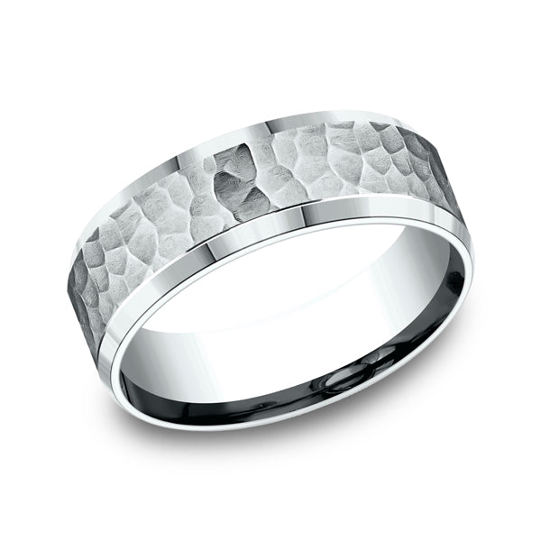 comfort-fit design wedding ring