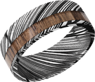 lashbrook hw damascus steel 8mm flat band