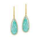 doves amazon breeze collection 18k yellow gold diamond earring E5515AZ-1