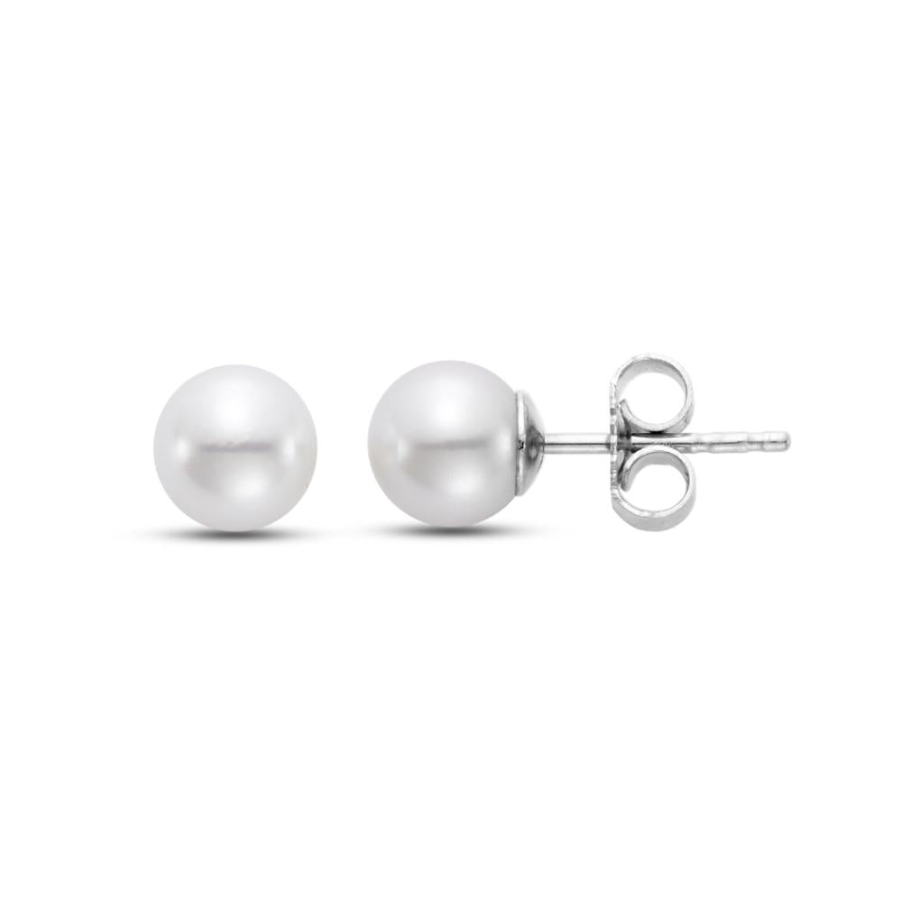 5.5-6mm Akoya pearl stud earrings