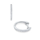 e5849 kc design diamond mini hoop earrings set in 14kt. gold