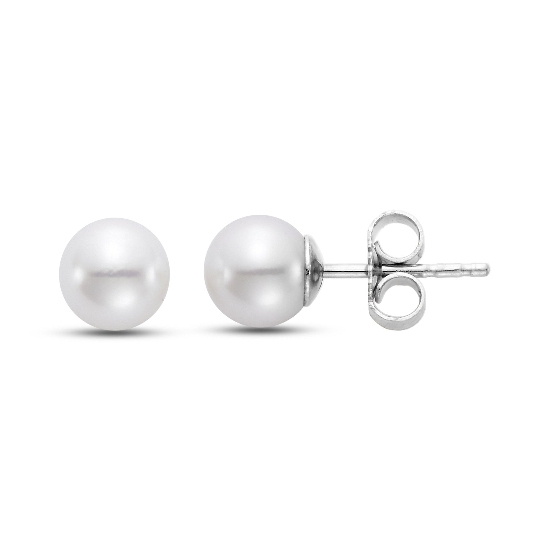 6mm akoya pearl stud earrings e6065aw