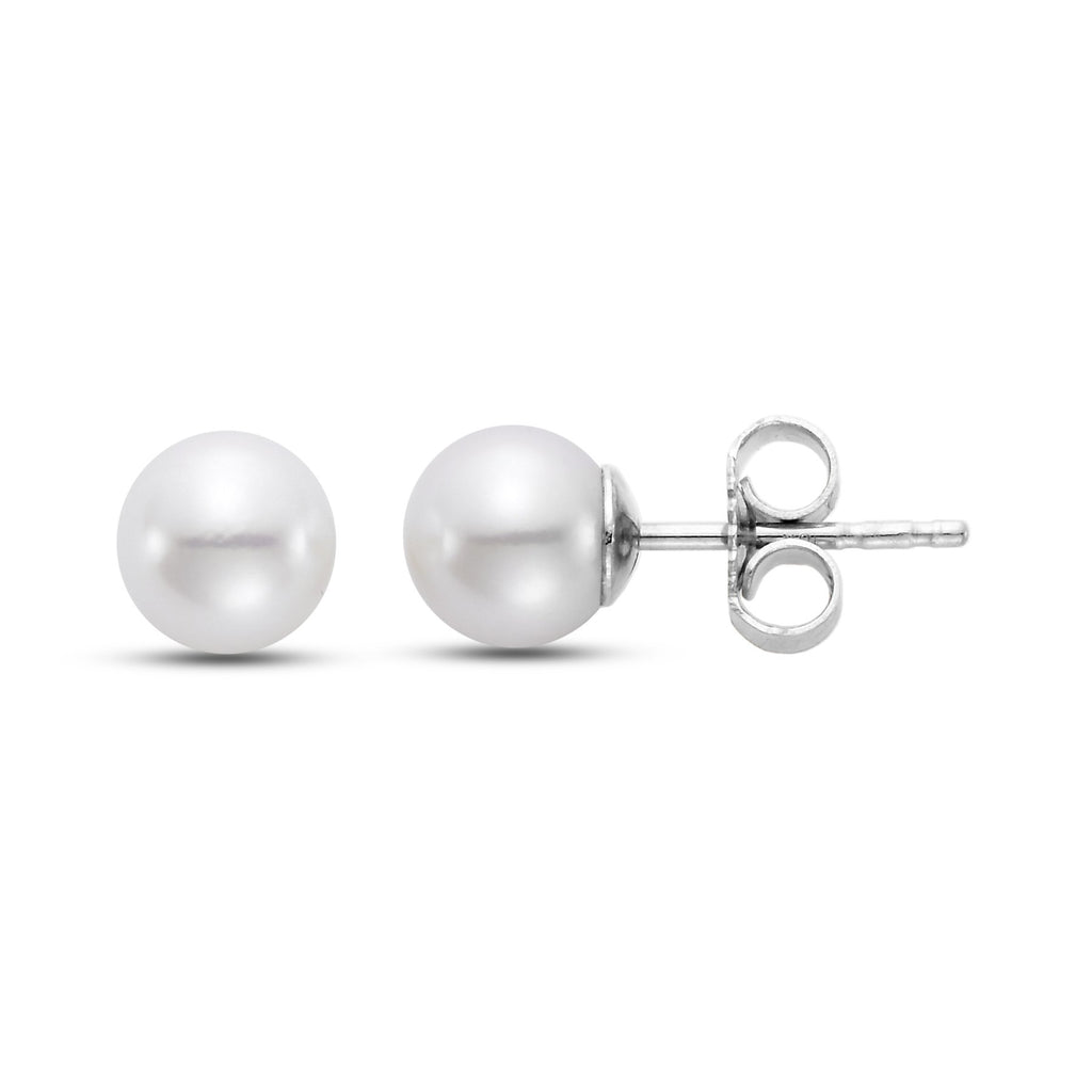 6-6.5mm Akoya pearl stud earrings