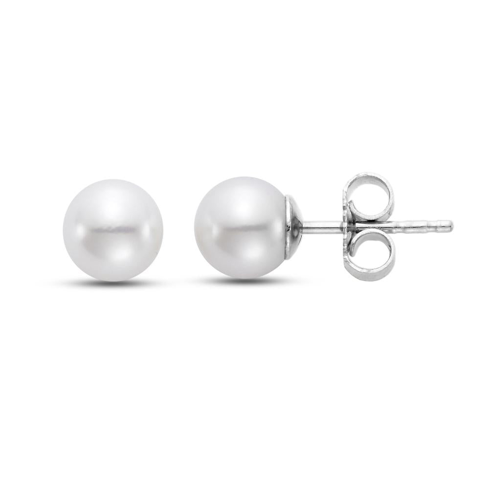 6.5-7mm Akoya pearl stud earrings