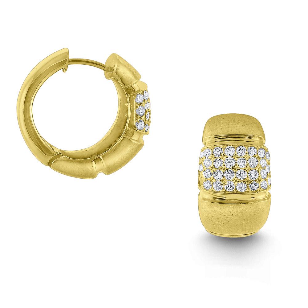 Gold Hoop Earrings Solar Yellow Gold Hoops Men's -   Small gold hoop  earrings, Hoop earrings small, Gold earrings for men