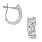 e7024 kc design diamond cascade hoop earrings set in 14 kt. gold