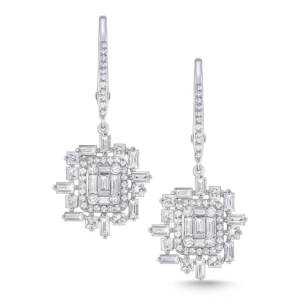 e7353 kc design diamond metropolis earrings set in 14 kt. gold