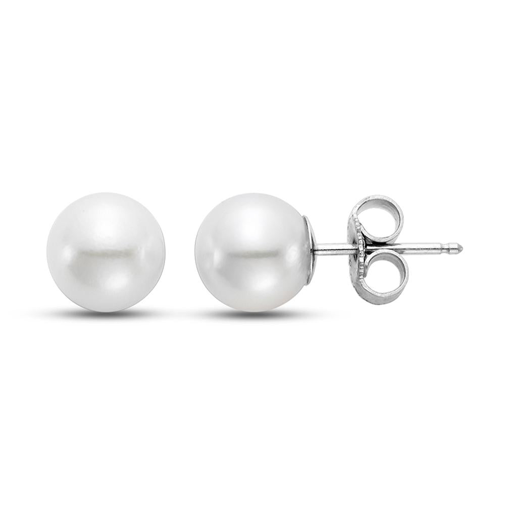 8-8.5mm Akoya pearl stud earrings