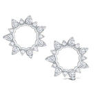 e8279 kc design gold and diamond open starburst circle earrings