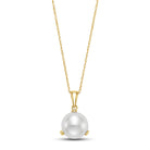 freshwater button pearl pendant