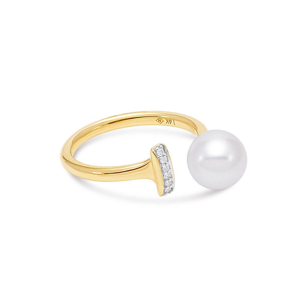 linear pearl ring