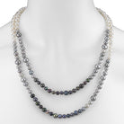 endless style ombré pearl strand necklace