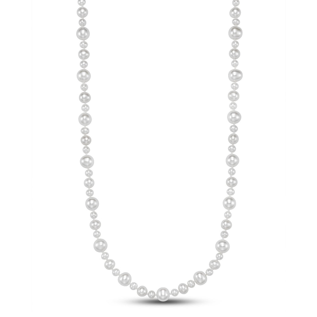 popcorn pearl strand necklace