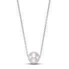 floating pearl pendant necklace