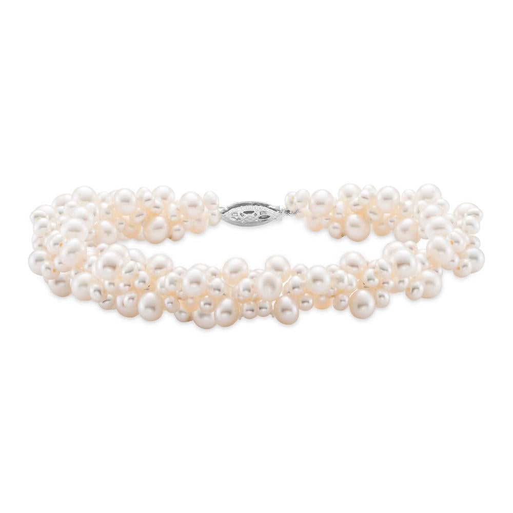 cluster pearl bracelet