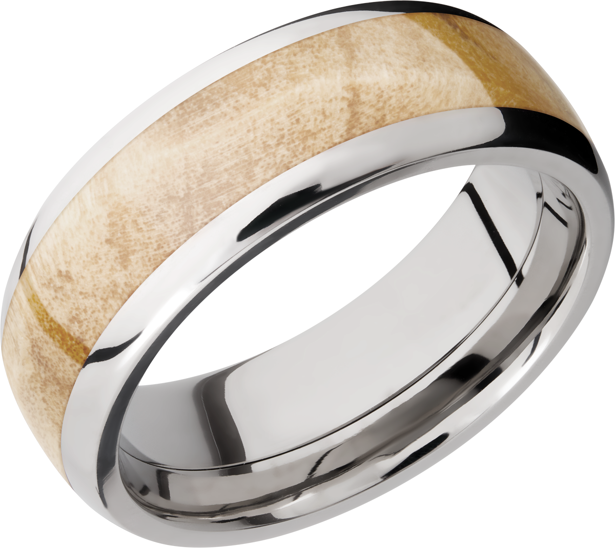 lashbrook hw titanium 8mm domed band