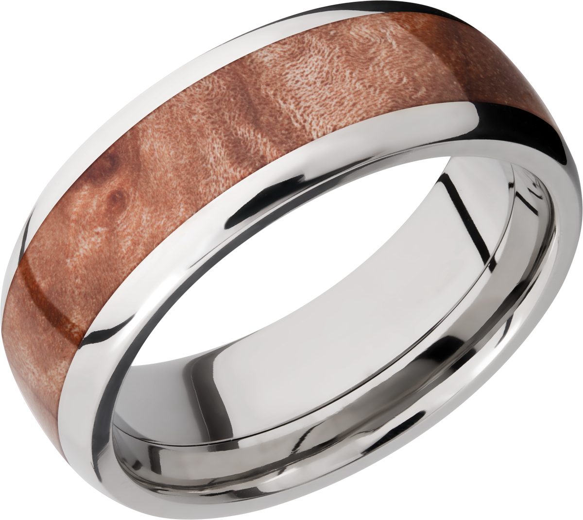 lashbrook hw titanium 8mm domed band