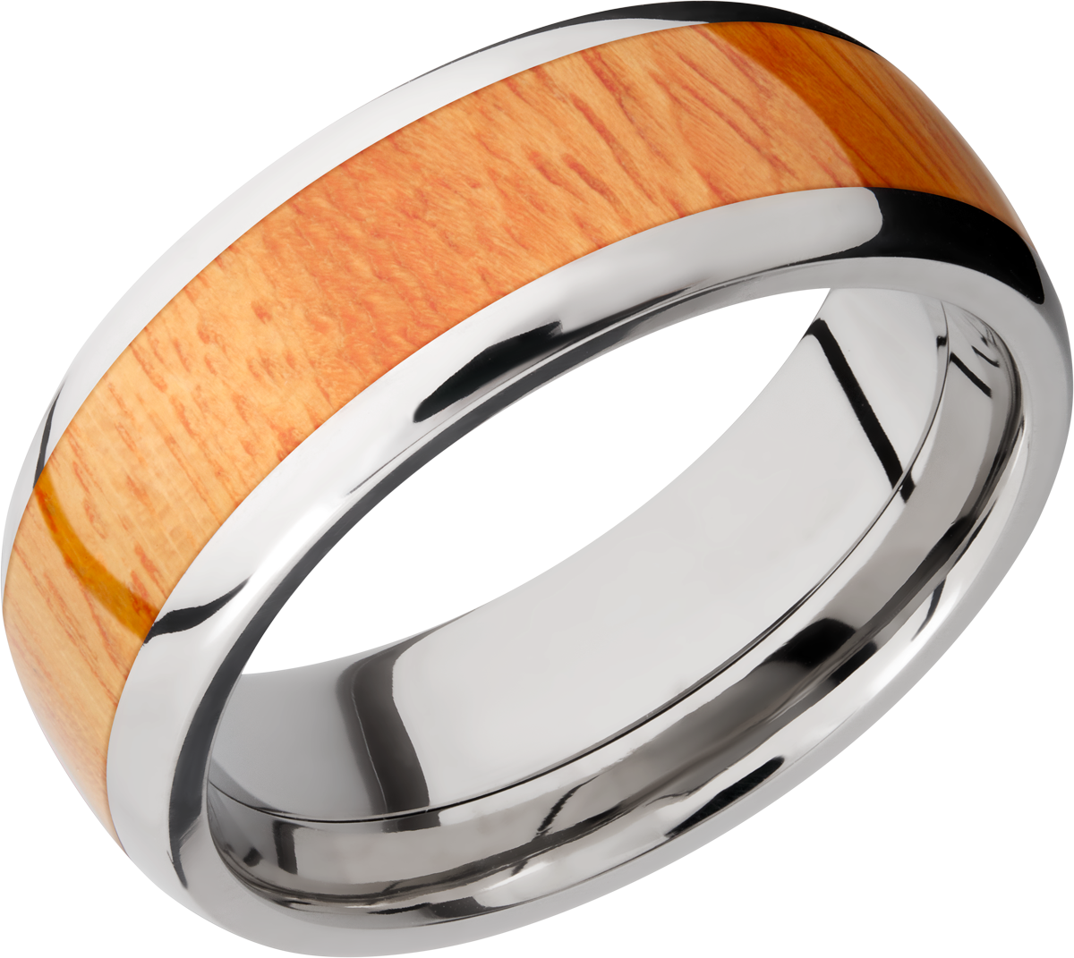 lashbrook hw titanium 8mm domed band