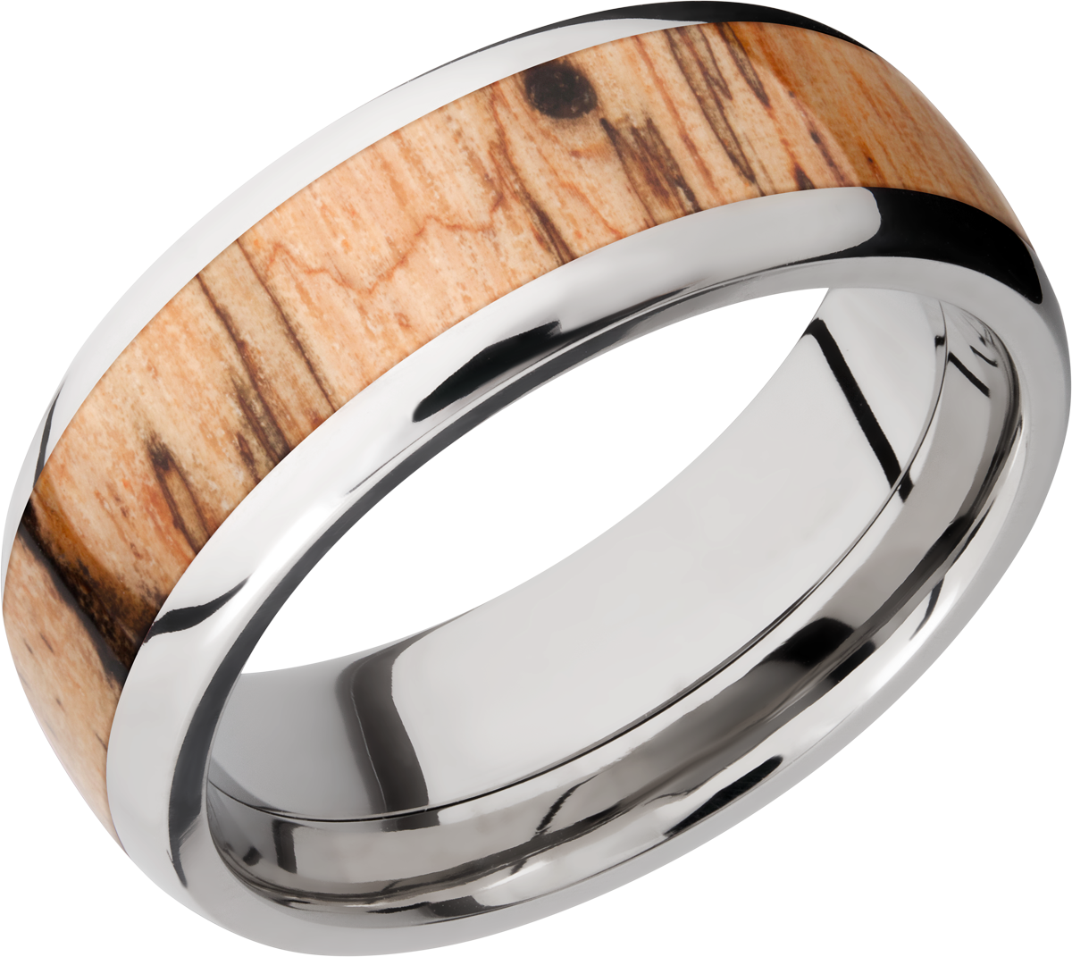 lashbrook hw titanium 8mm domed band