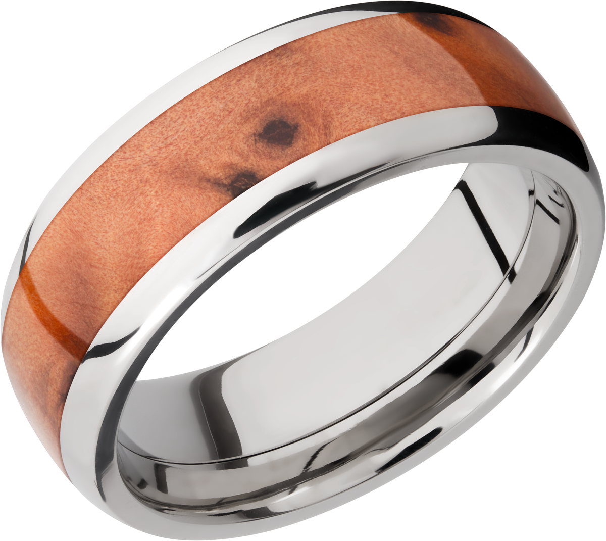 lashbrook hw titanium 8mm domed band