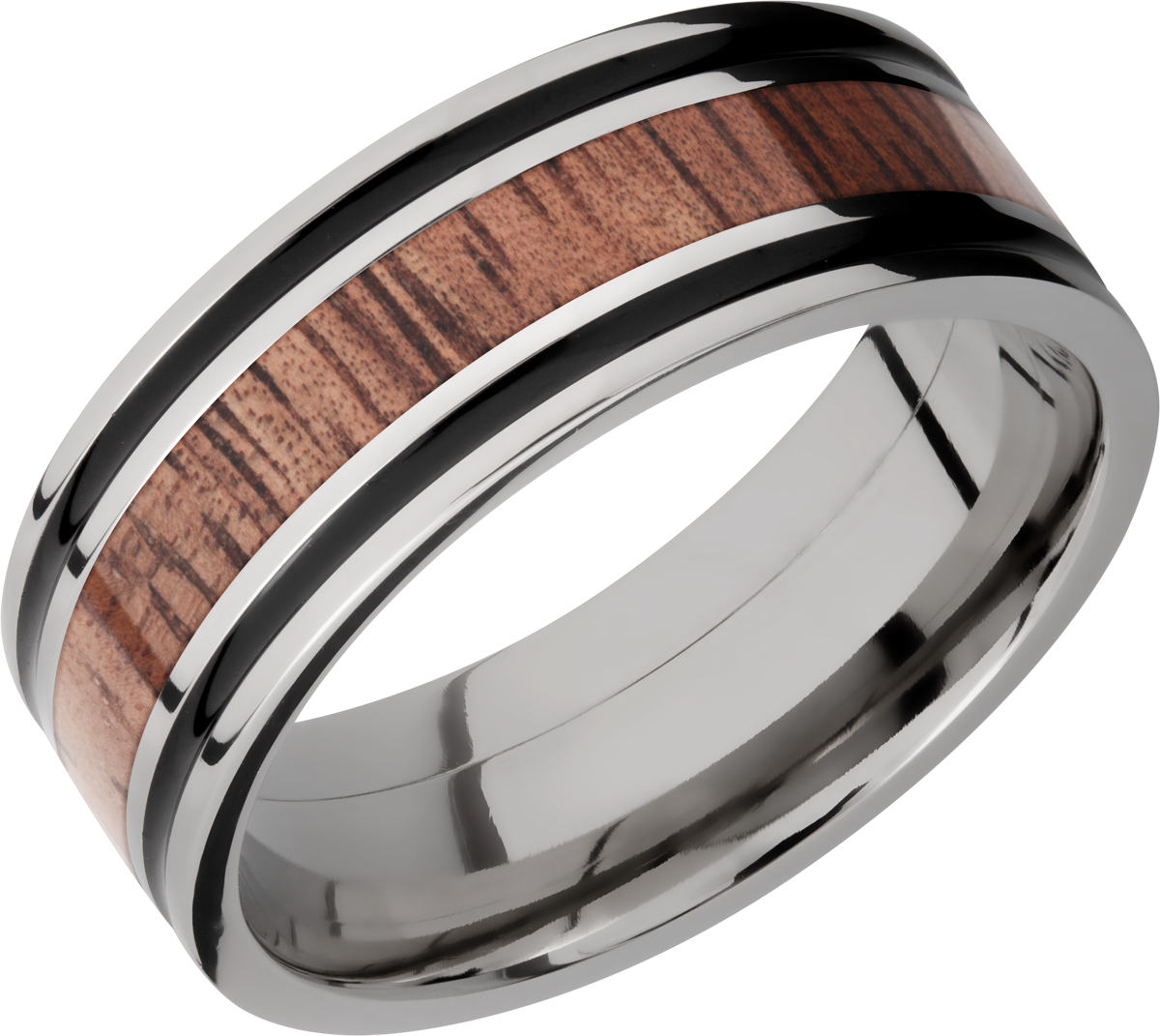 lashbrook hw titanium 8mm flat band