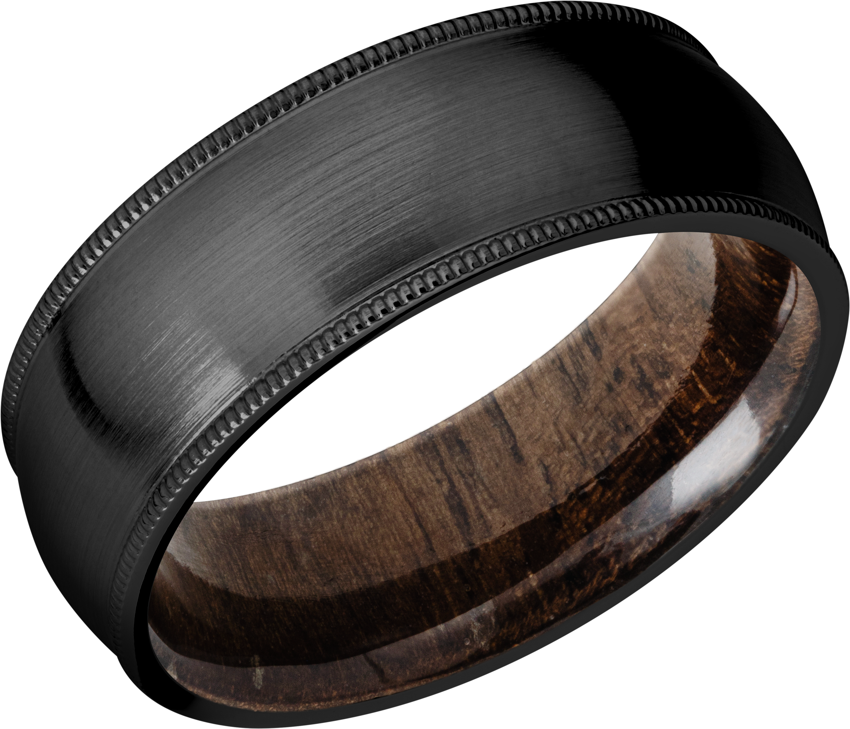 lashbrook hw zirconium 8mm domed band