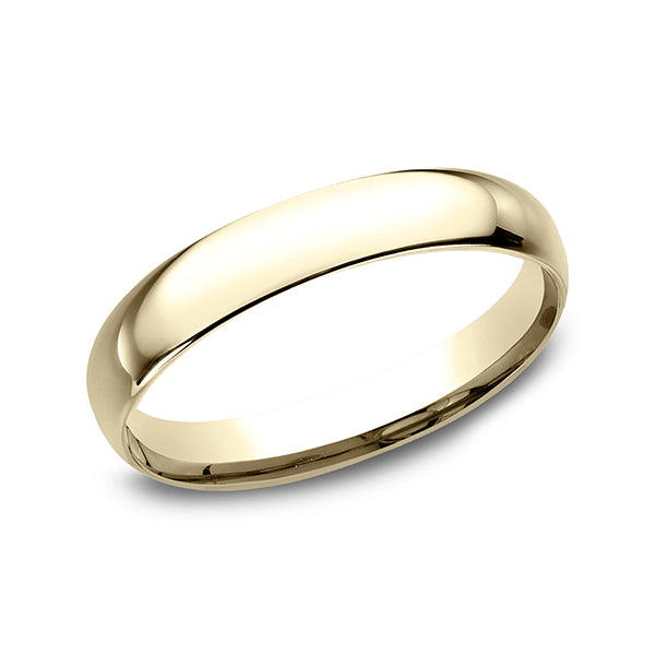 standard comfort-fit wedding ring