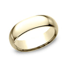 standard comfort-fit wedding ring