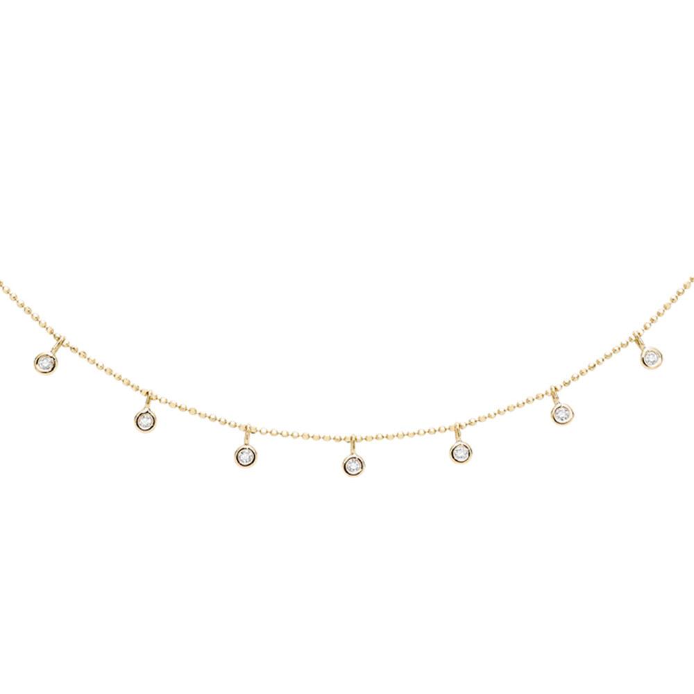 n4747 kc design floating round diamond station necklace set in 14 kt. gold