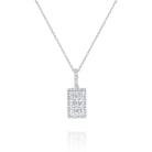 n4781 kc design diamond rectangle mosaic pendant set in 14 kt. gold