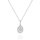 n4782 kc design diamond mosaic oval pendant set in 14 kt. gold