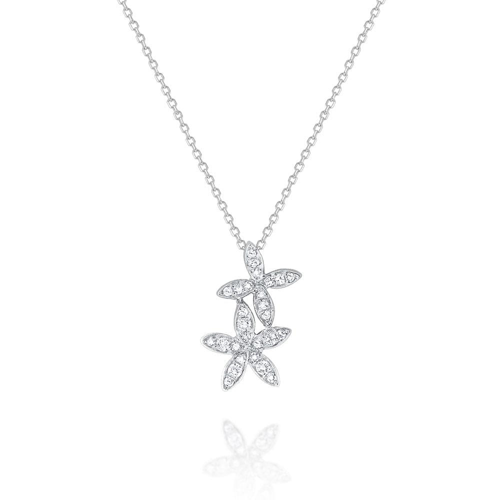 n5911 kc design diamond floral pendant set in 14 kt. gold