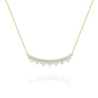 n5927 kc design diamond curve necklace set in 14 kt. gold