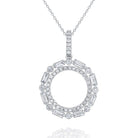 n7386 kc design diamond metropolis circle necklace set in 14 kt. gold