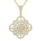 n7484 kc design diamond mosaic statement necklace set in 14 kt. gold
