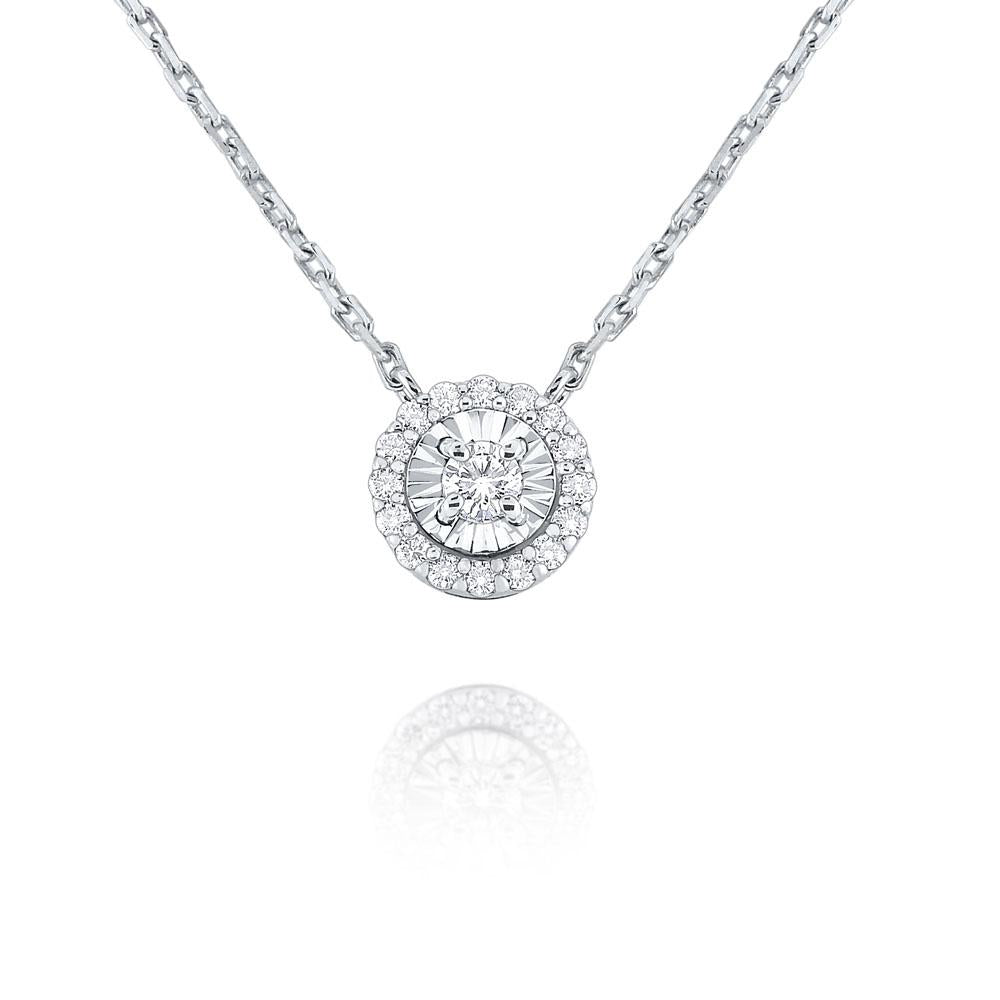 n7595 kc design 14k gold and diamond solitaire necklace