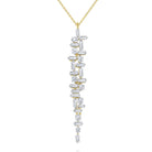 n7606 kc design 14k gold and diamond necklace from the mosaic collection