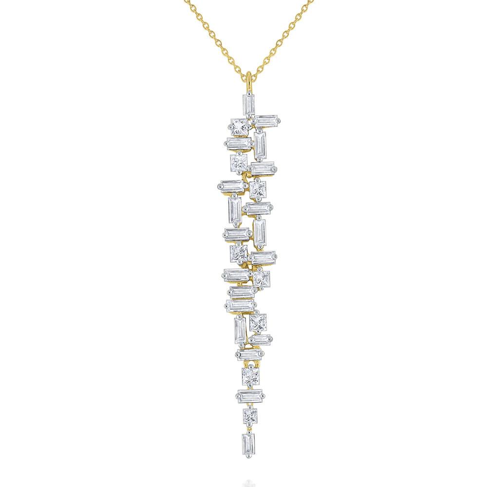 n7606 kc design 14k gold and diamond necklace from the mosaic collection