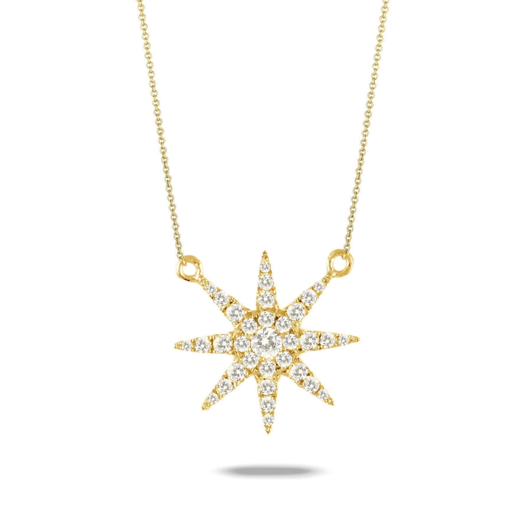 doves diamond fashion collection 18k white gold diamond necklace N7816