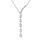 n8287 kc design 14k gold and diamond droplet necklace